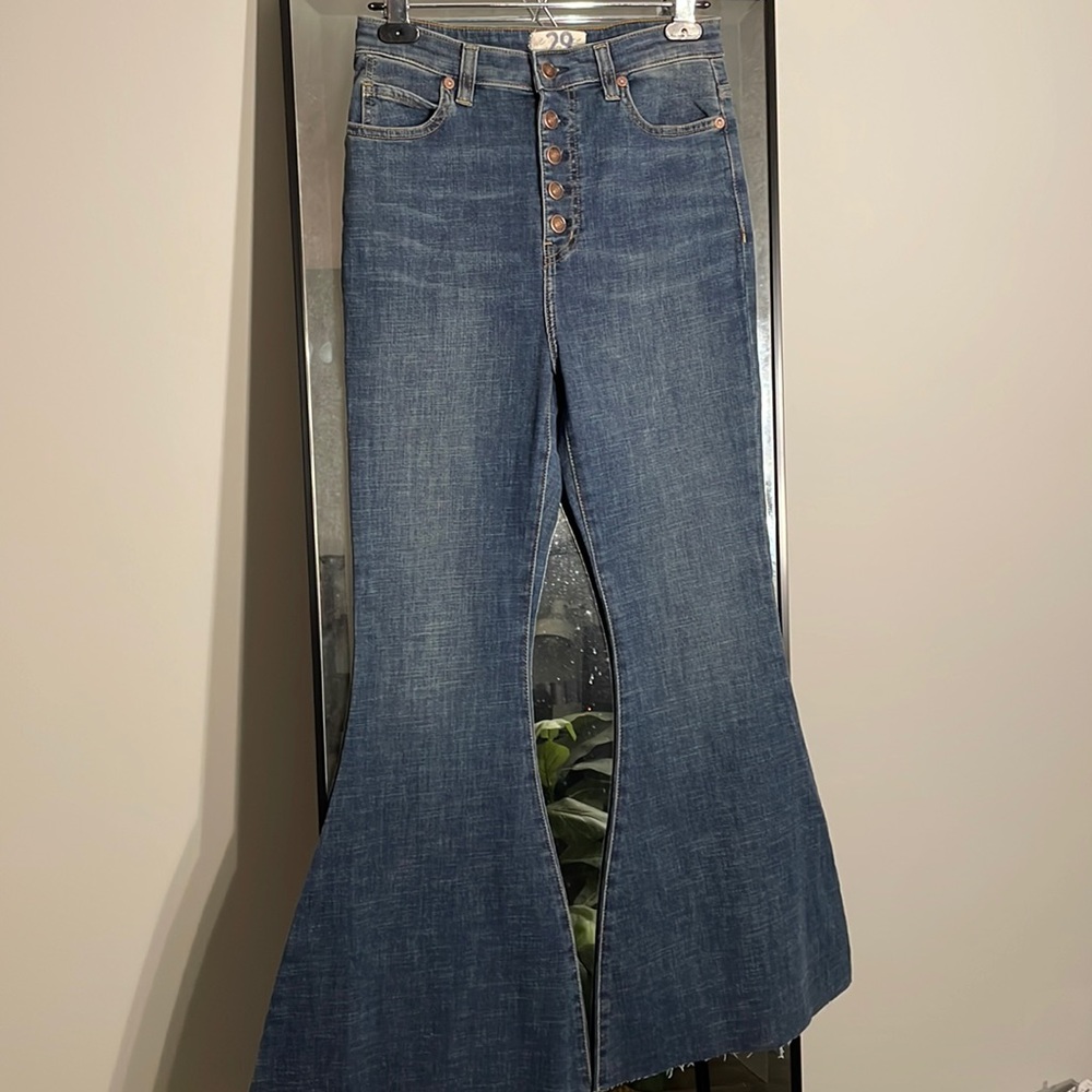 Free People Bell-Bottom Jeans